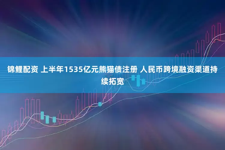 锦鲤配资 上半年1535亿元熊猫债注册 人民币跨境融资渠道持续拓宽