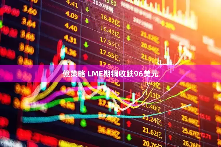 億策略 LME期铜收跌96美元